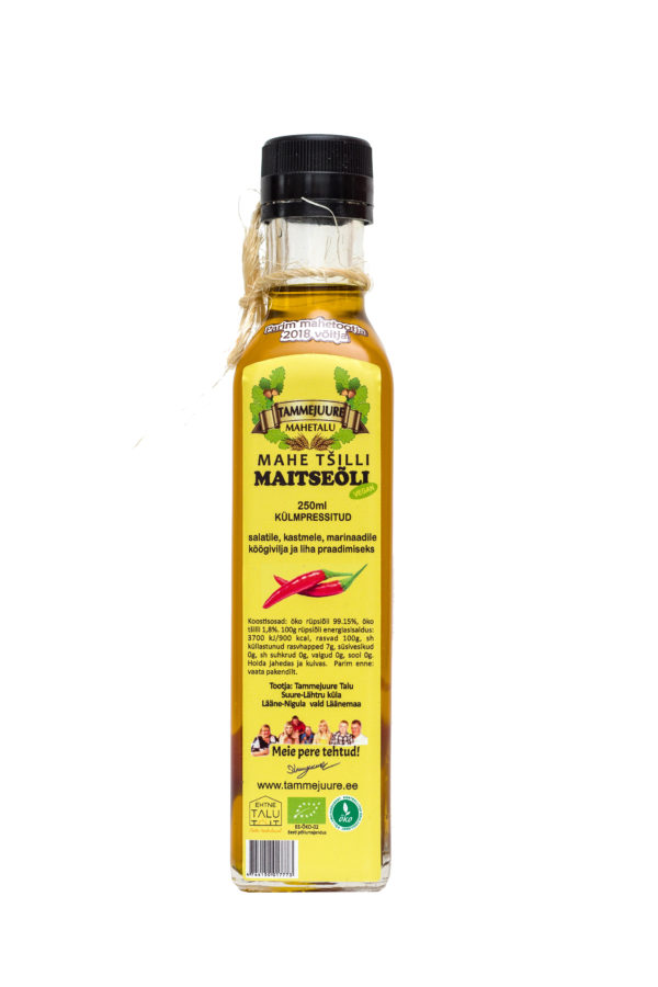 Turnip rape oil with chilli (organic) - Image 2