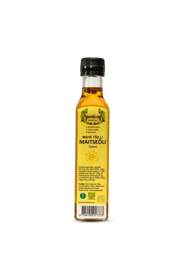 Turnip rape oil with chilli (organic) - Image 4