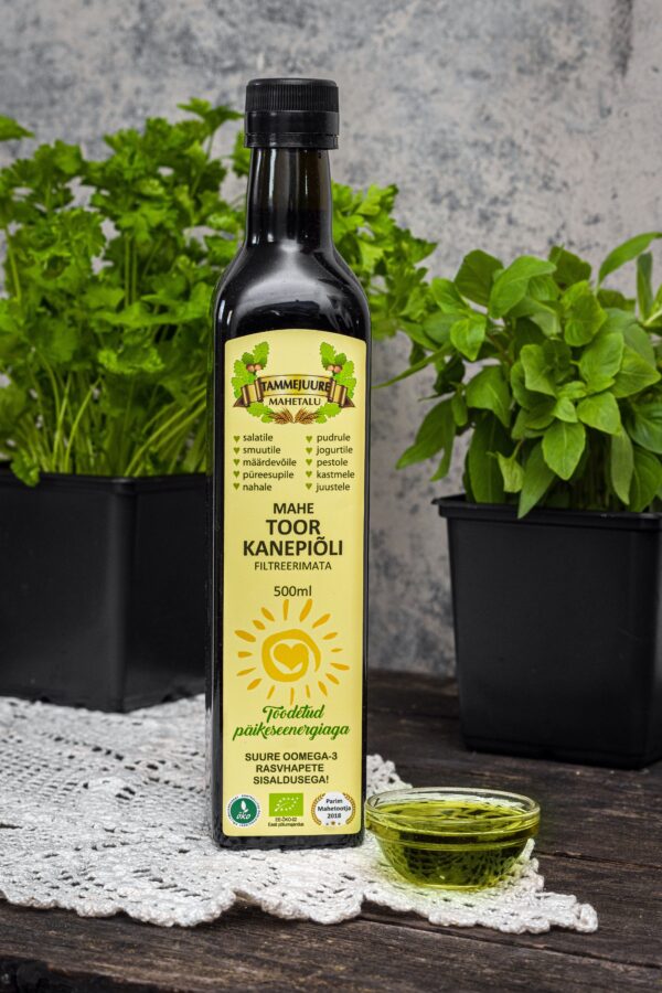 Hemp oil, unfiltered (organic) - Image 3