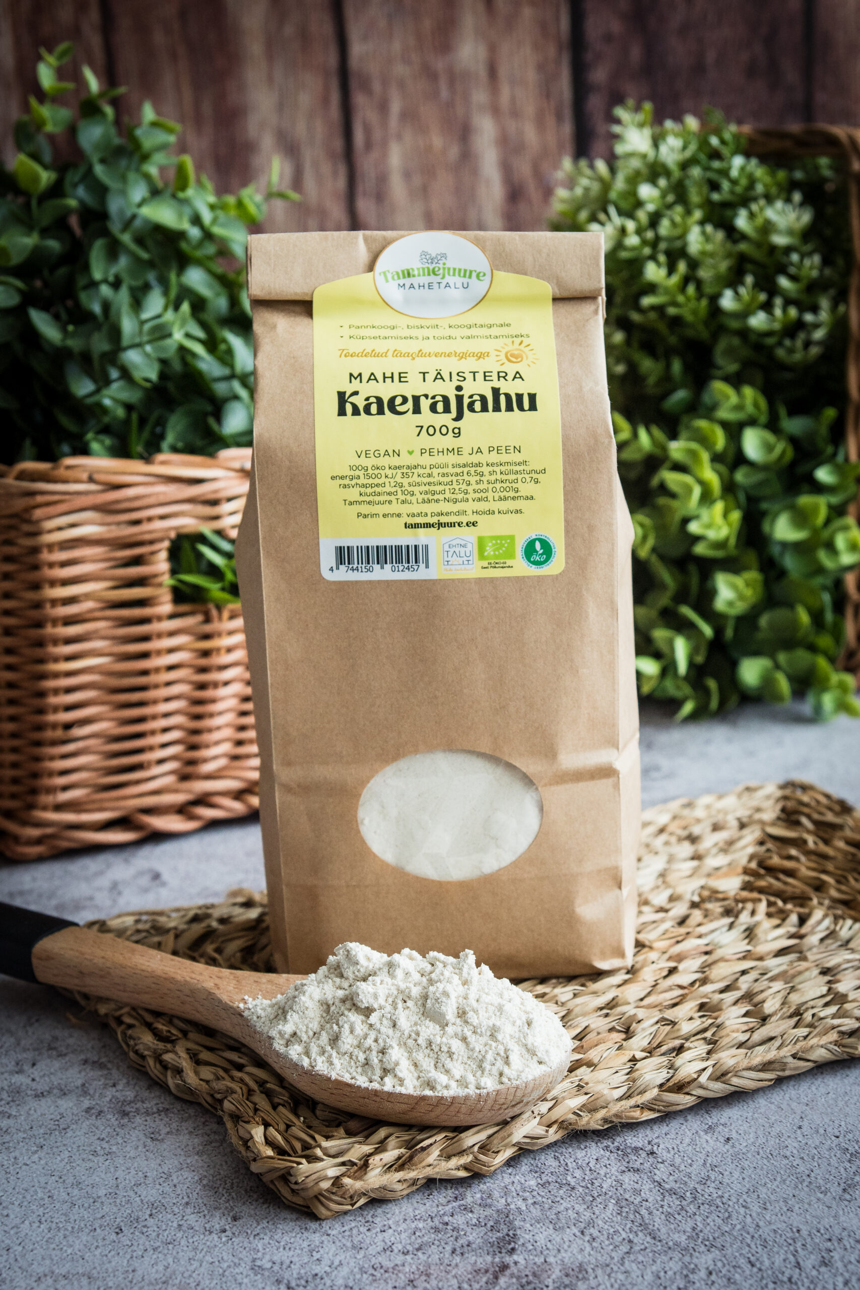 Oat flour (organic)