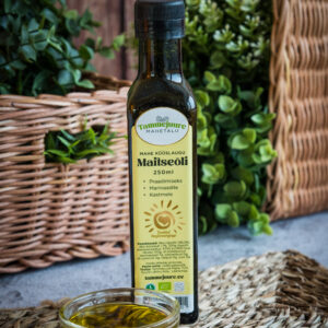 Rübenrapsöl mit Knoblauch (bio)