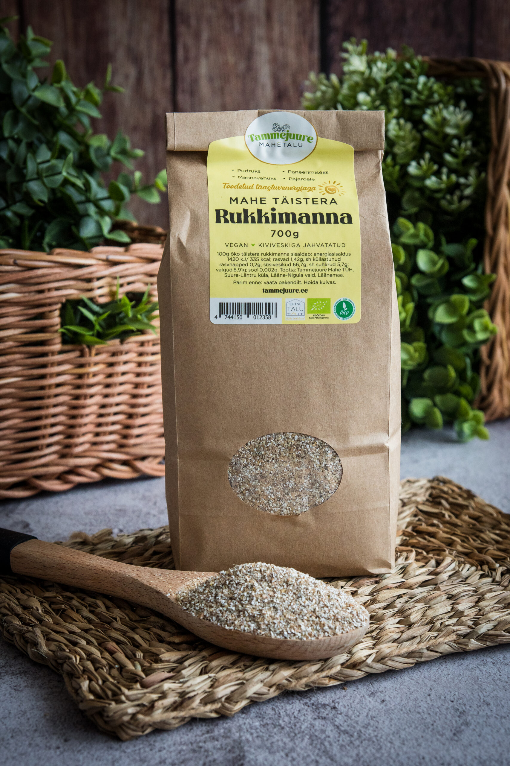 Roggenmanna mit Kleie (Bio)