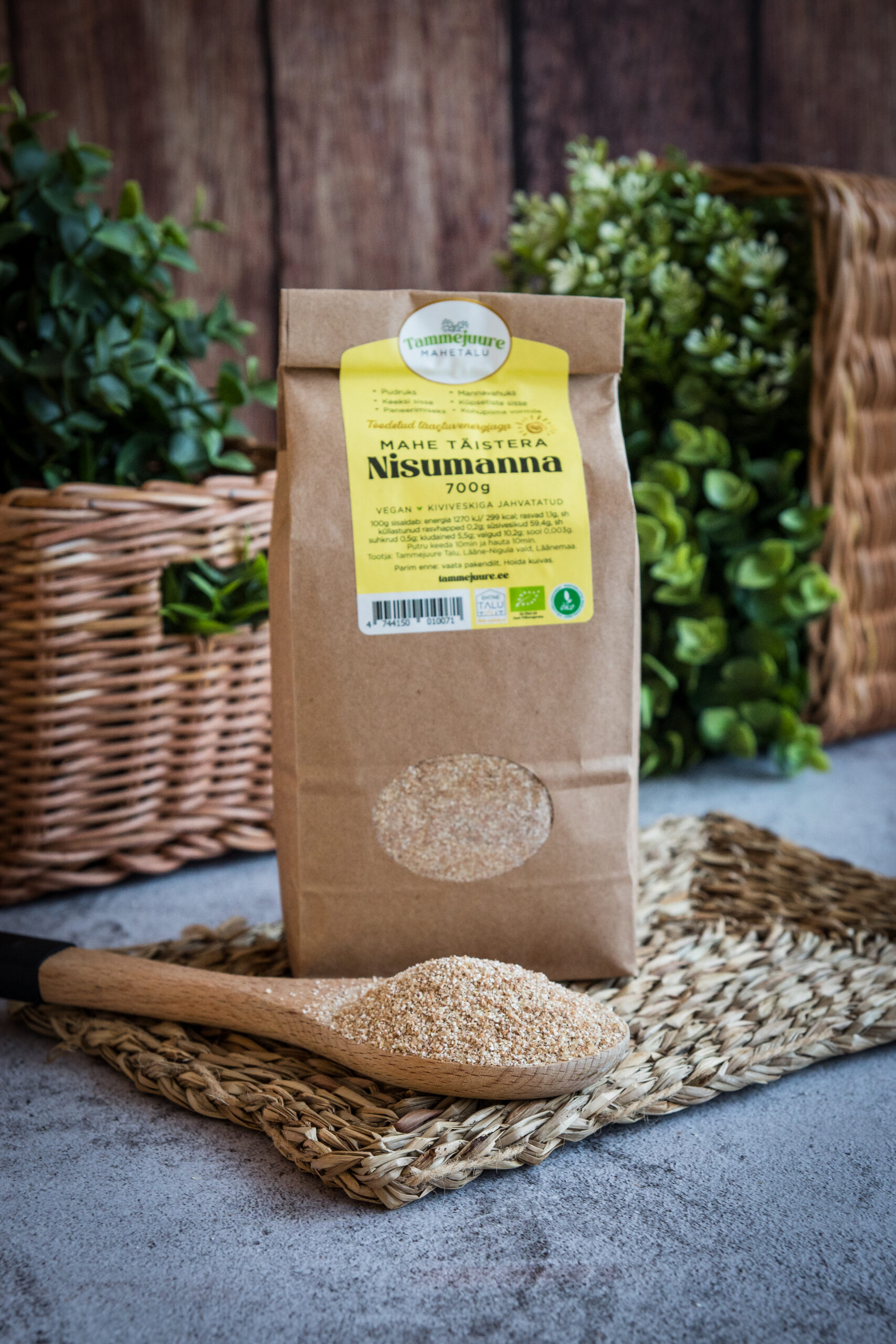 Täistera nisumanna (öko)